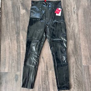 Spanx Faux Patent Leather Leggings